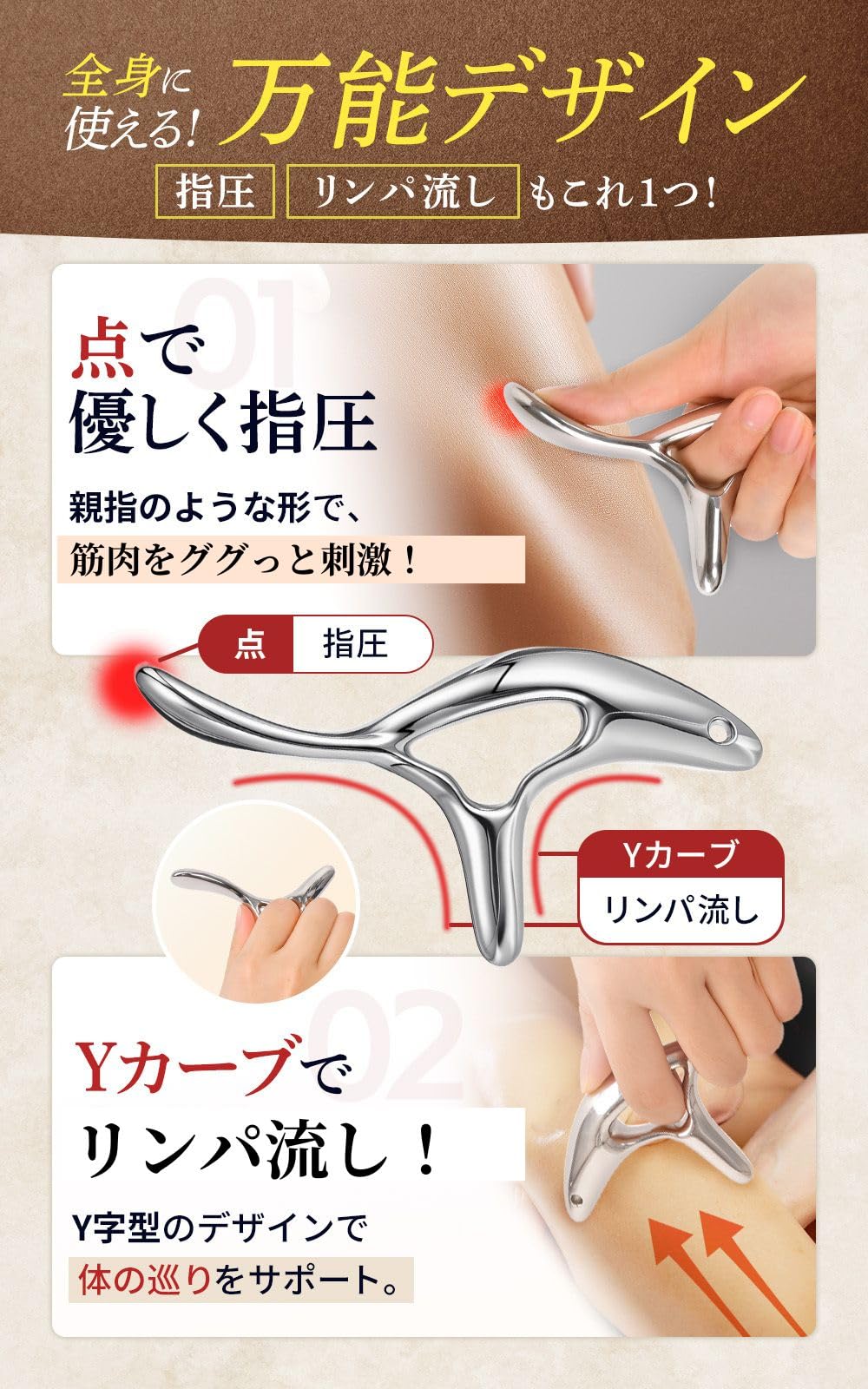 Amazon.co.jp: ツボ押し棒 足ツボ 足つぼ マッサージ 棒 指圧棒 Fit5